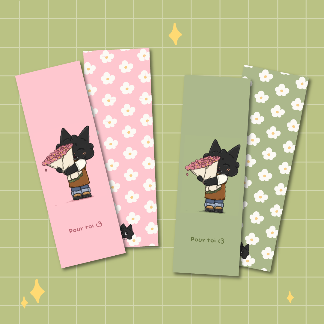 Le petit fleuriste - Marque page