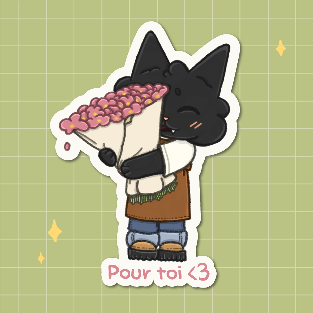 Le petit fleuriste - Stickers